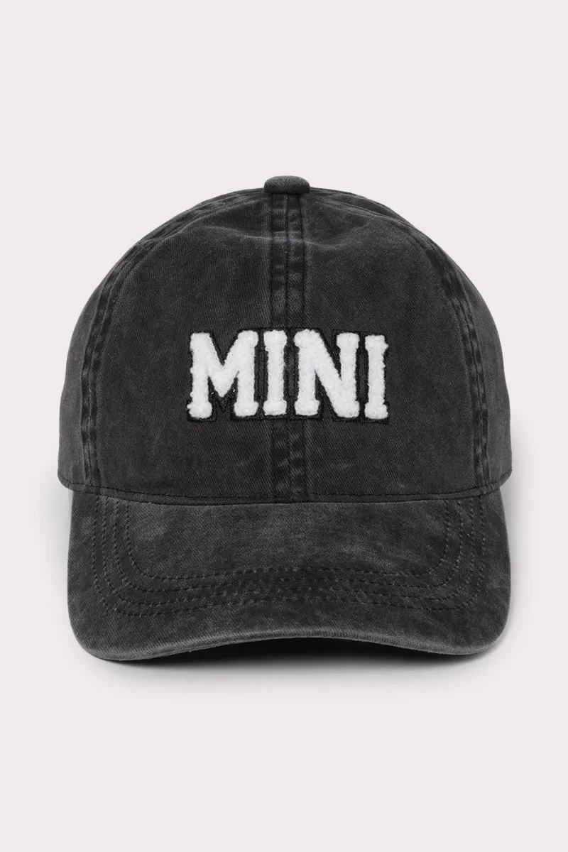 JRFWH3181 - JR/KIDS MINI Chenille Kids Baseball Cap