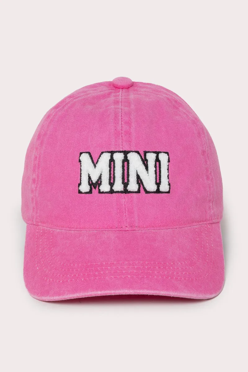 JRFWH3181 - JR/KIDS MINI Chenille Kids Baseball Cap
