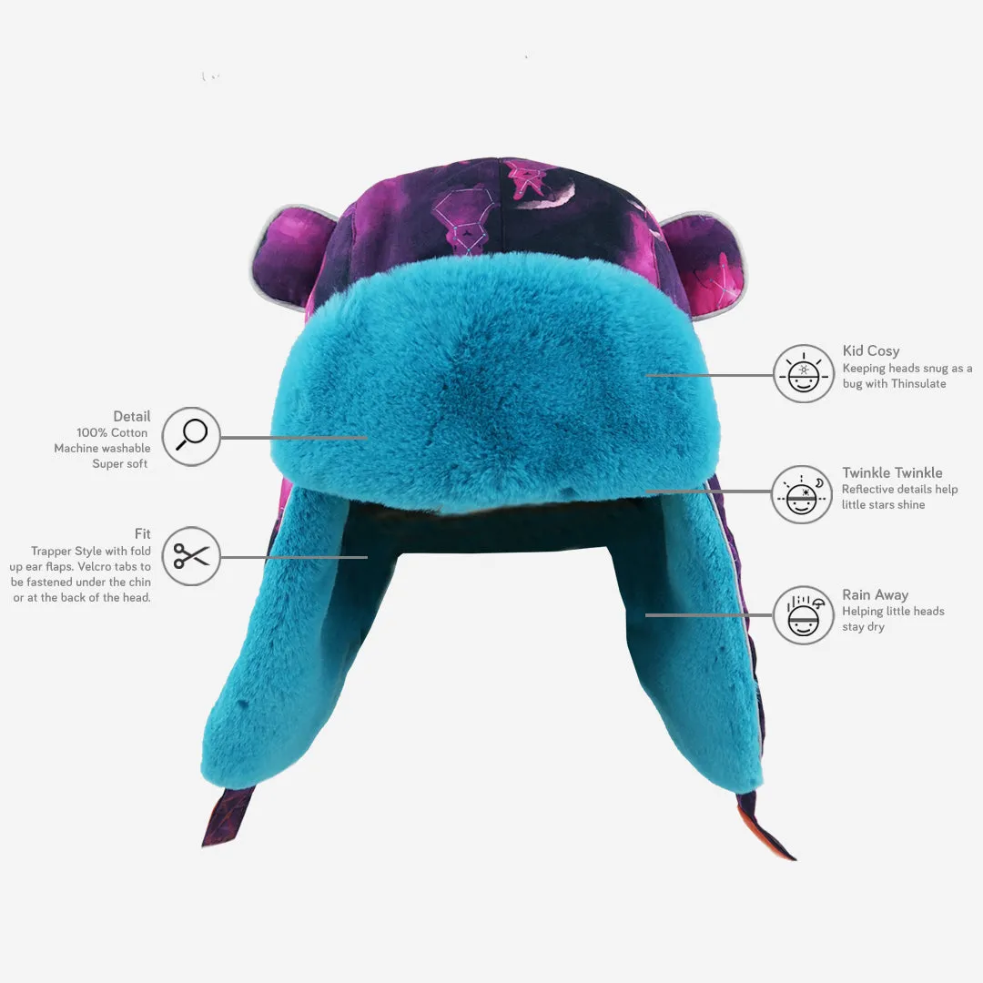 Kids Arctic Cub Hat: Space Bunny
