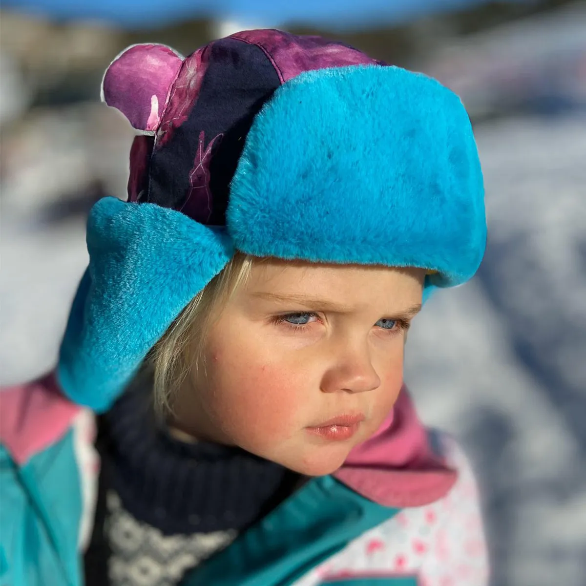 Kids Arctic Cub Hat: Space Bunny