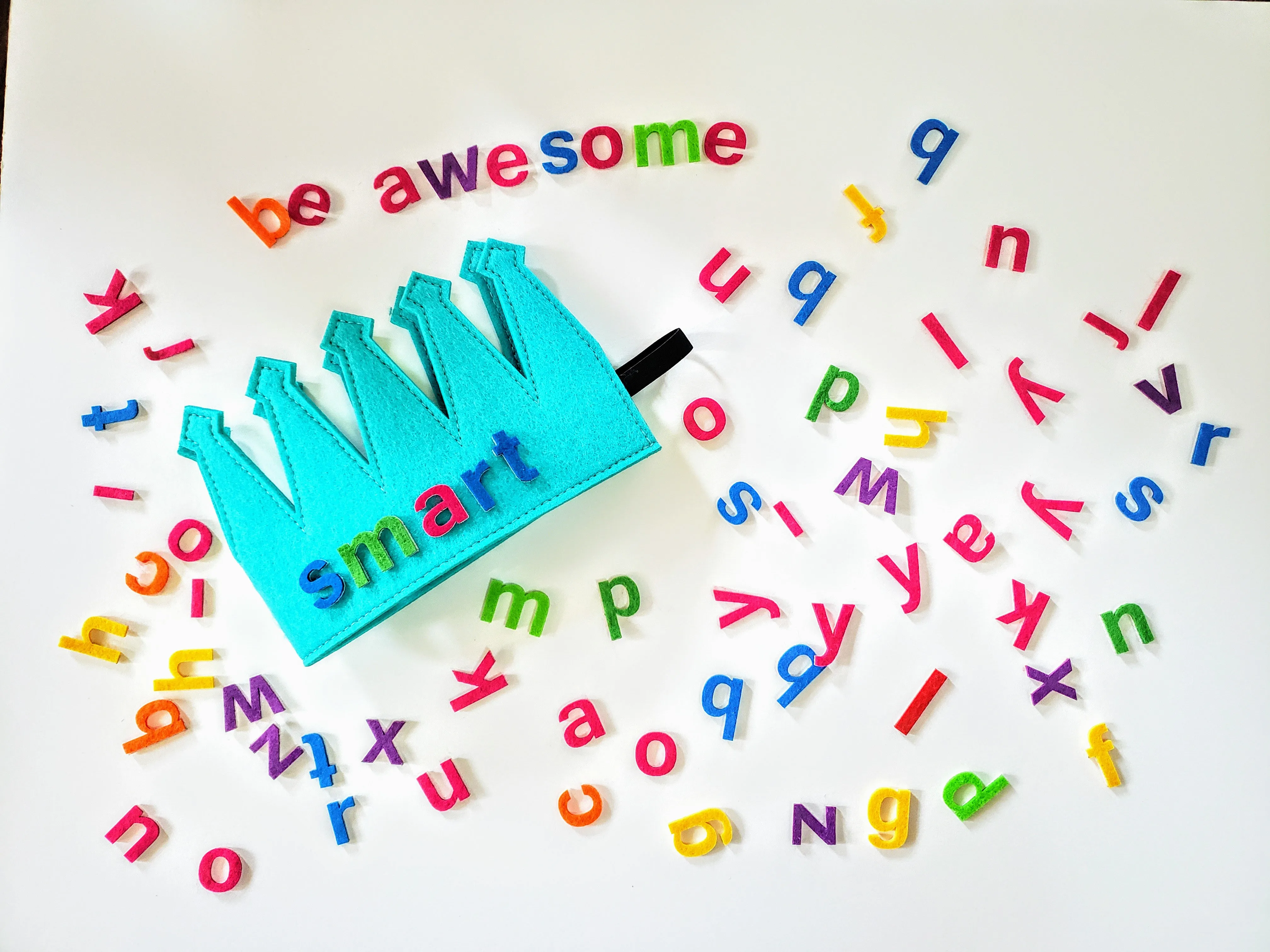 Kids Letter Crown Educational Activity