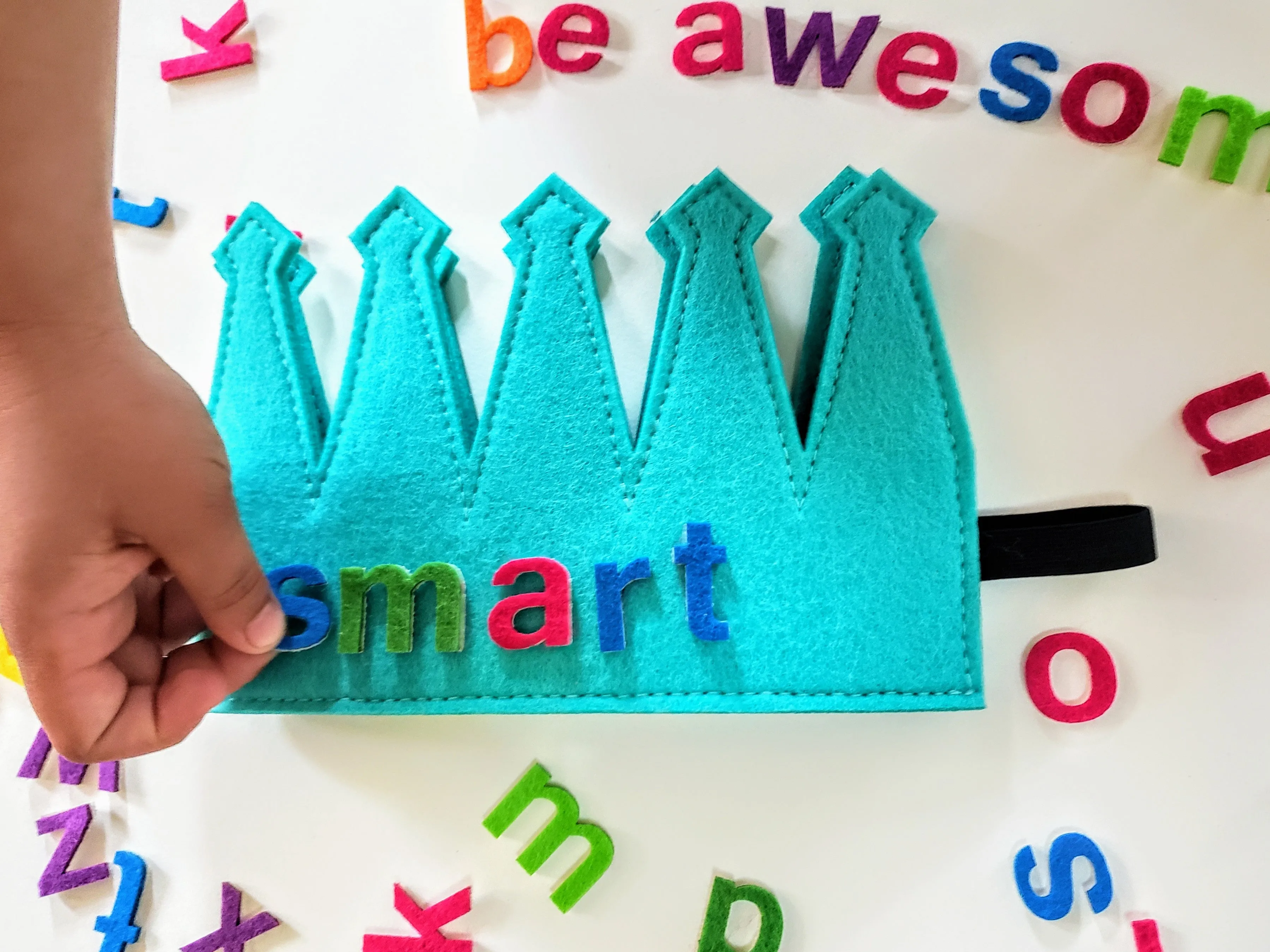 Kids Letter Crown Educational Activity