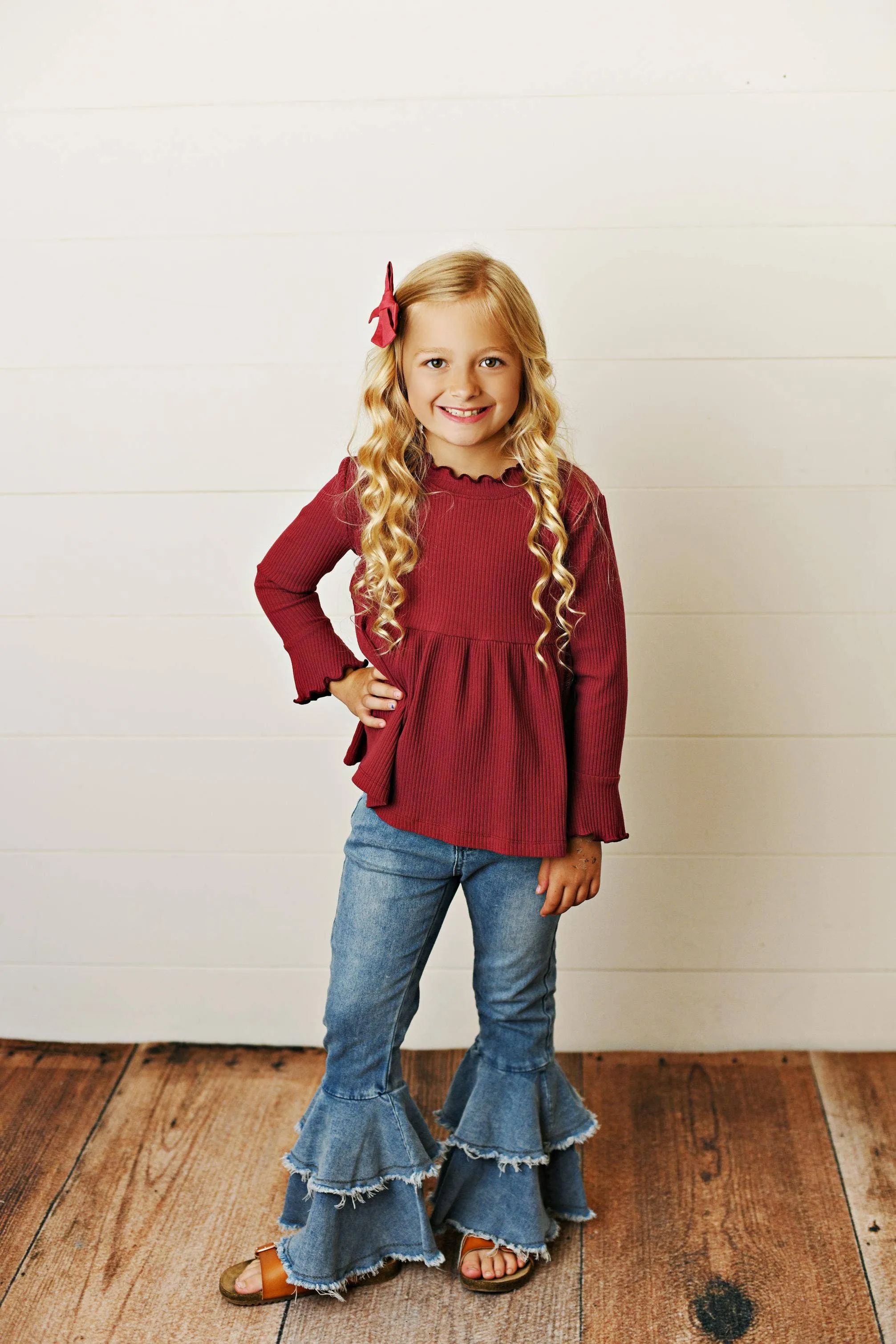 Kids Lettuce Trim Shirt