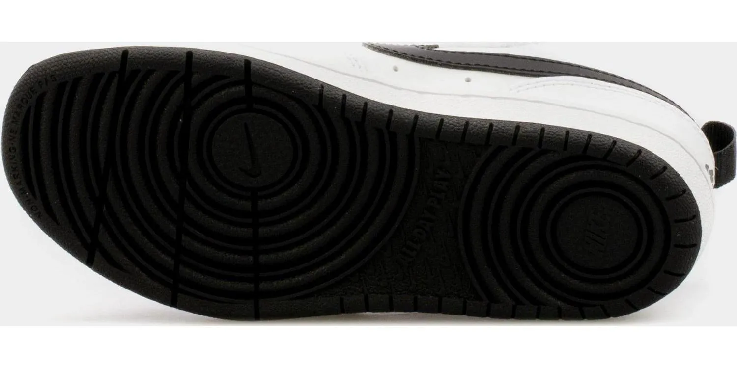 Kids Nike Court Borough Low 2 PS White Black BQ5451-104 Sneaker Trainer