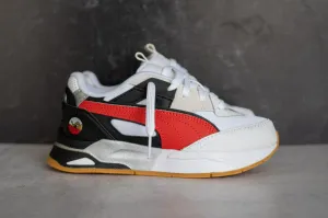 Kids Puma PS Mirage Sport ADS White Red Black Gold Grey Sneaker Shoe Trainer
