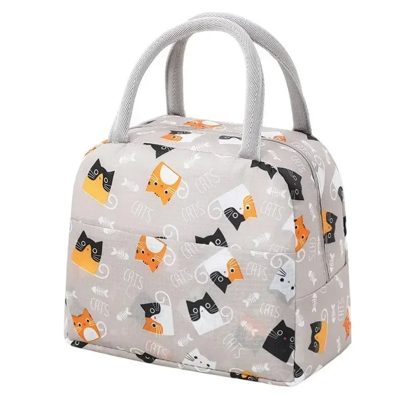Kids School Lunch Box Bags Cooler Ice Pack New