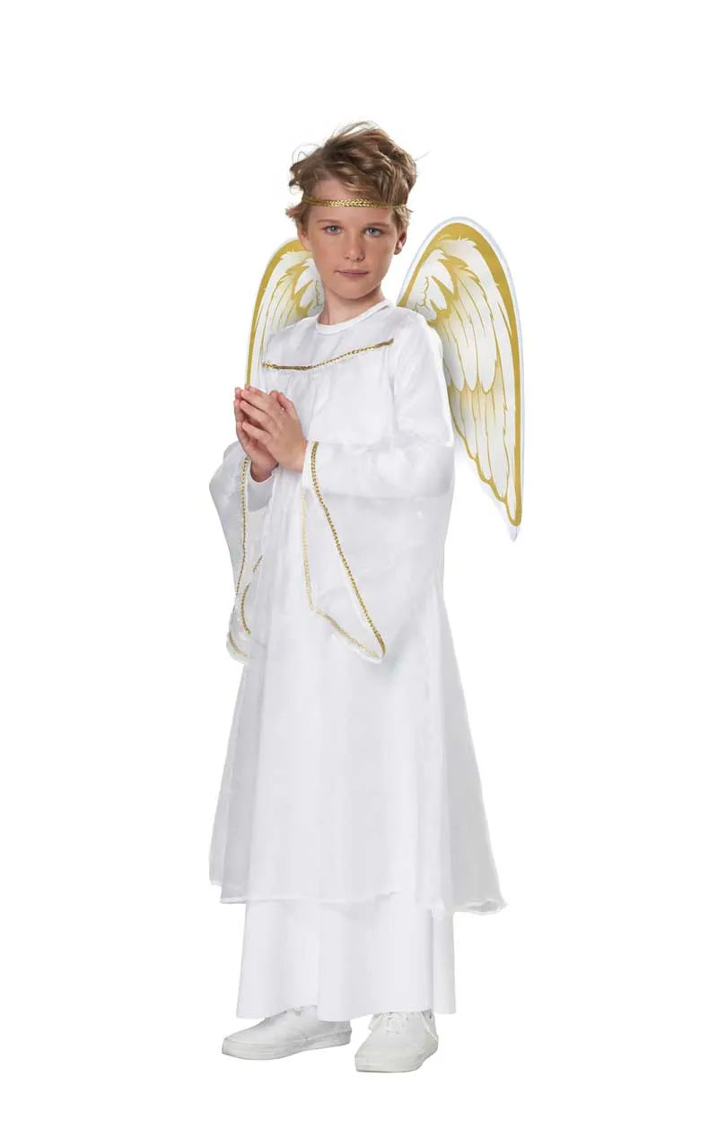 Kids Unisex Holiday Angel Costume