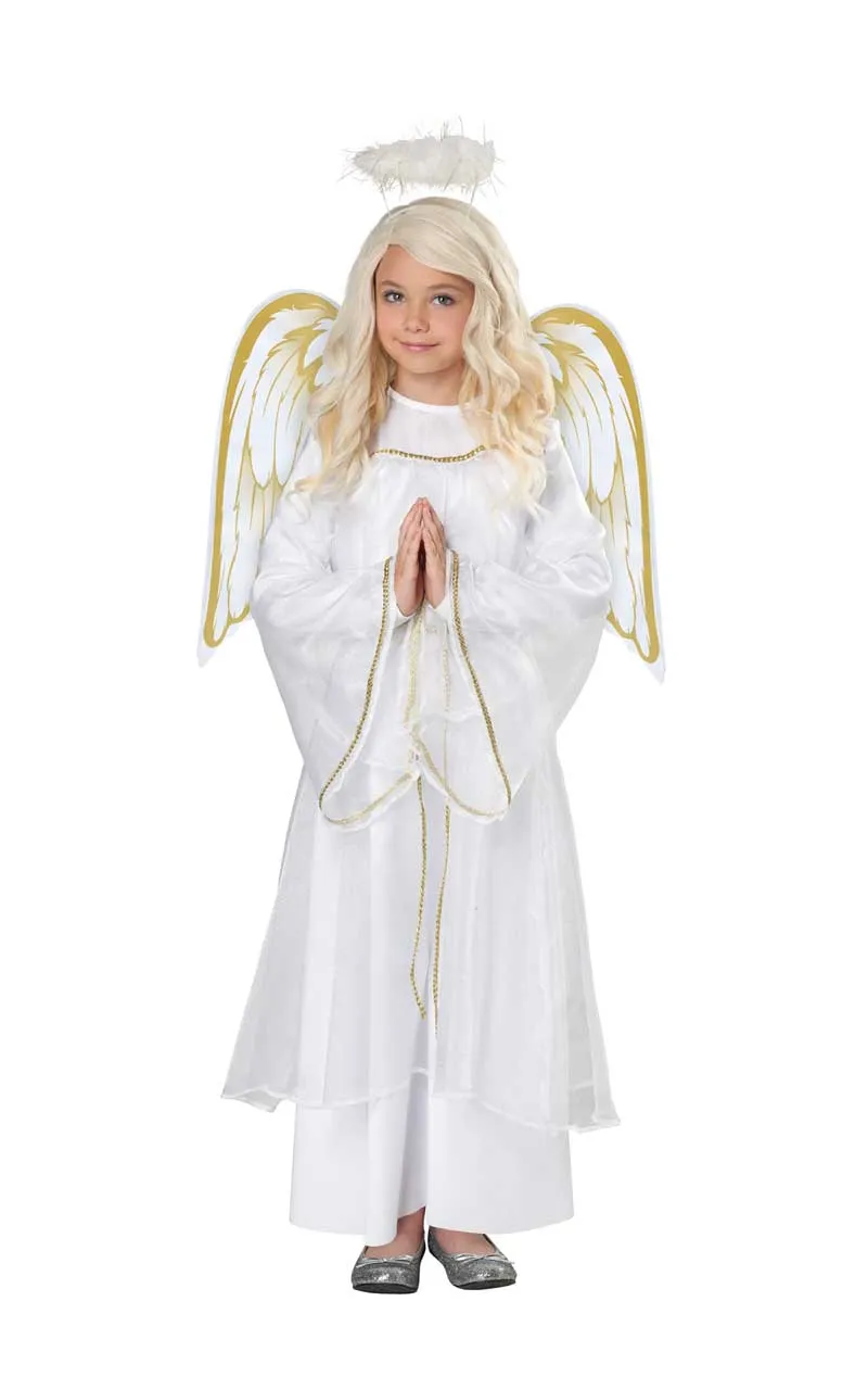 Kids Unisex Holiday Angel Costume