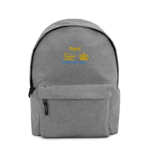 King Embroidered Backpack