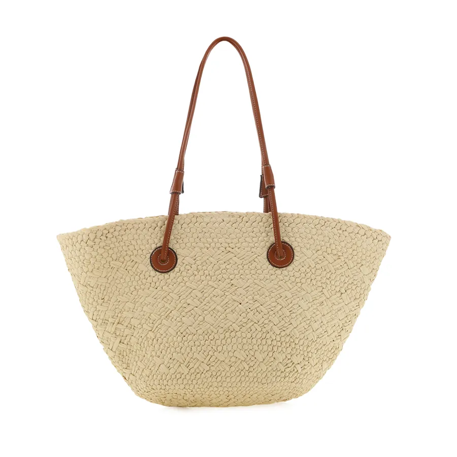 LAI TOTE BAG - NATURAL RAFFIA