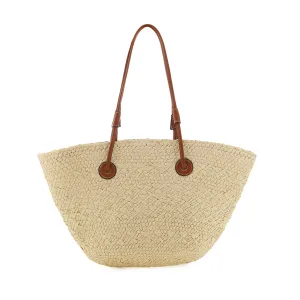 LAI TOTE BAG - NATURAL RAFFIA