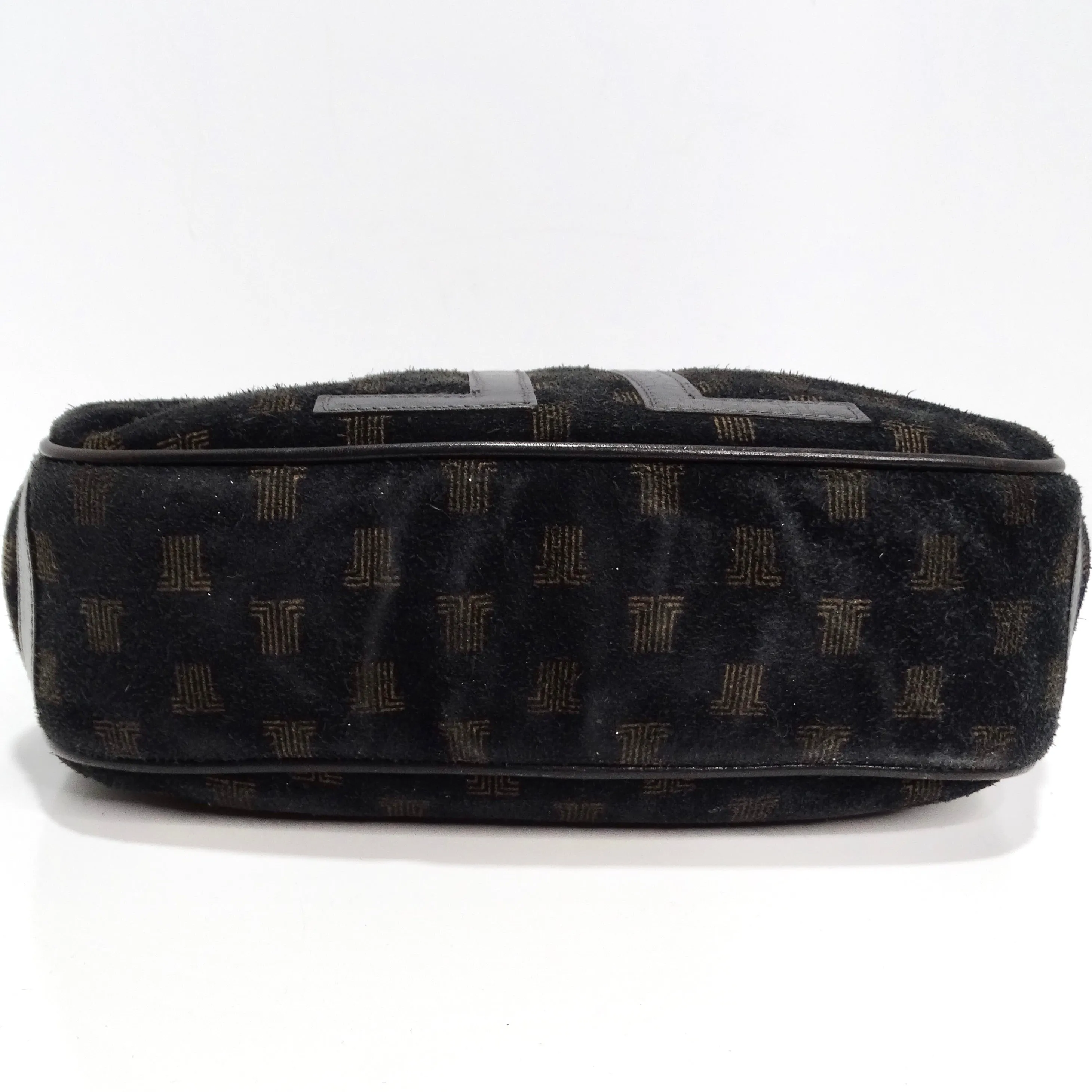 Lanvin 1980s Suede Clutch