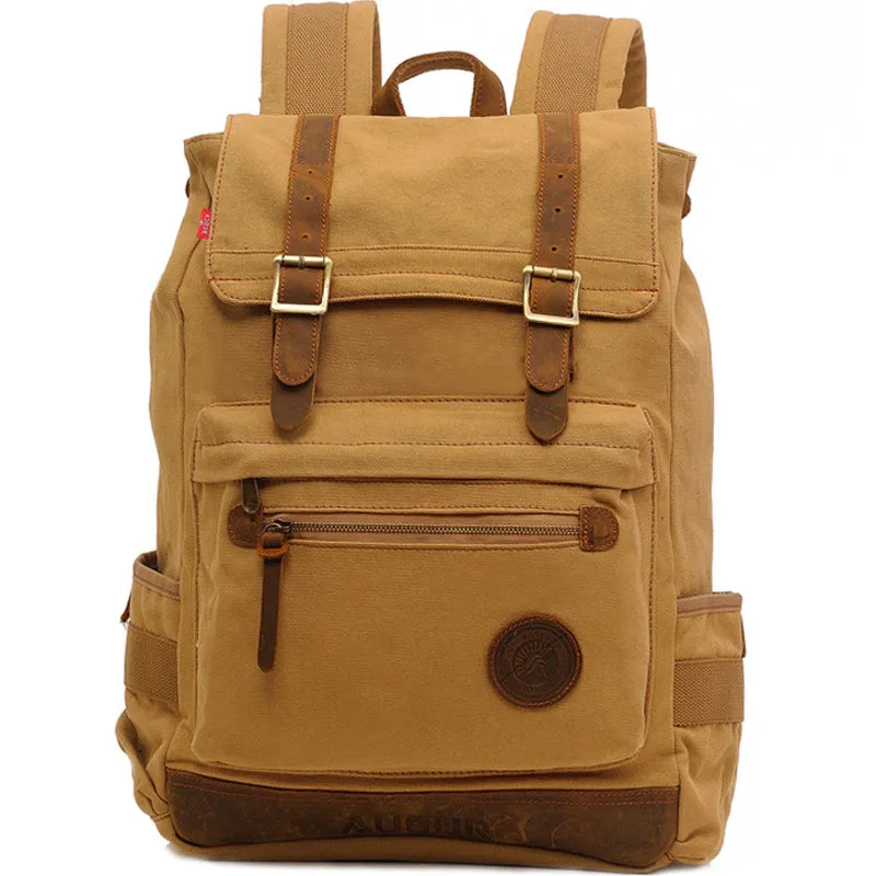 Laptop Canvas Backpack College School Bookbag