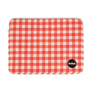 Laptop Case Red Check