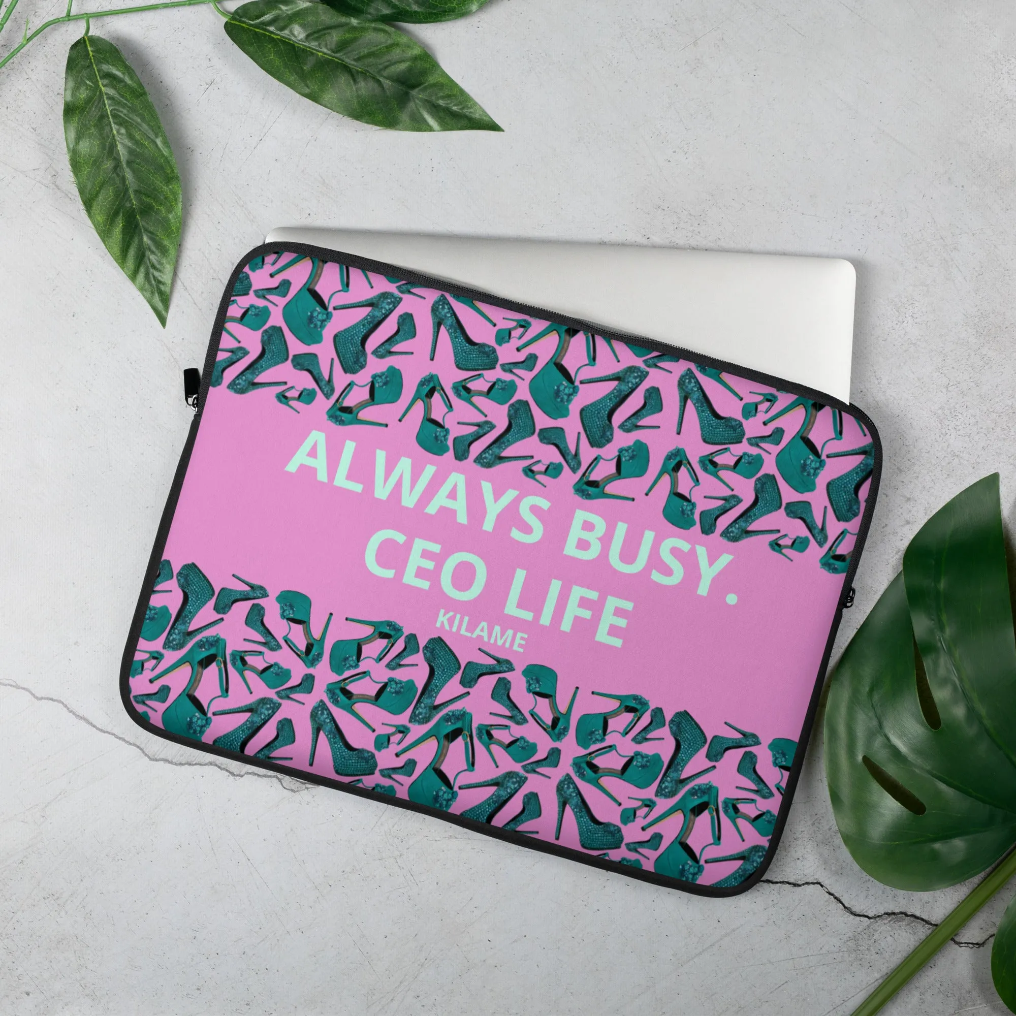 Laptop Sleeve 'Always busy'