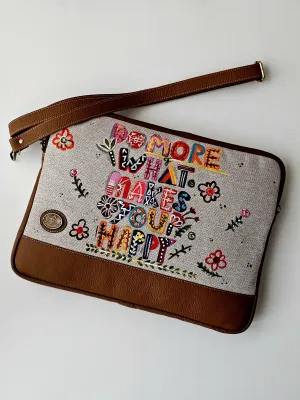 Laptop Sleeve Happy