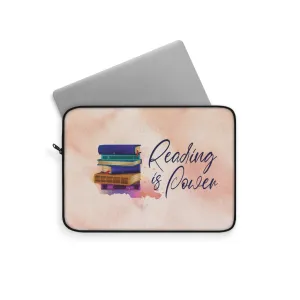 Laptop Sleeve - Reading is Power design - 3 Sizes