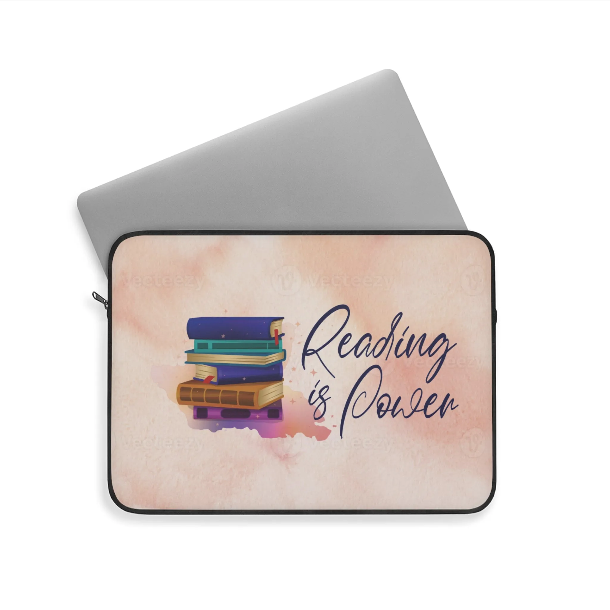 Laptop Sleeve - Reading is Power design - 3 Sizes