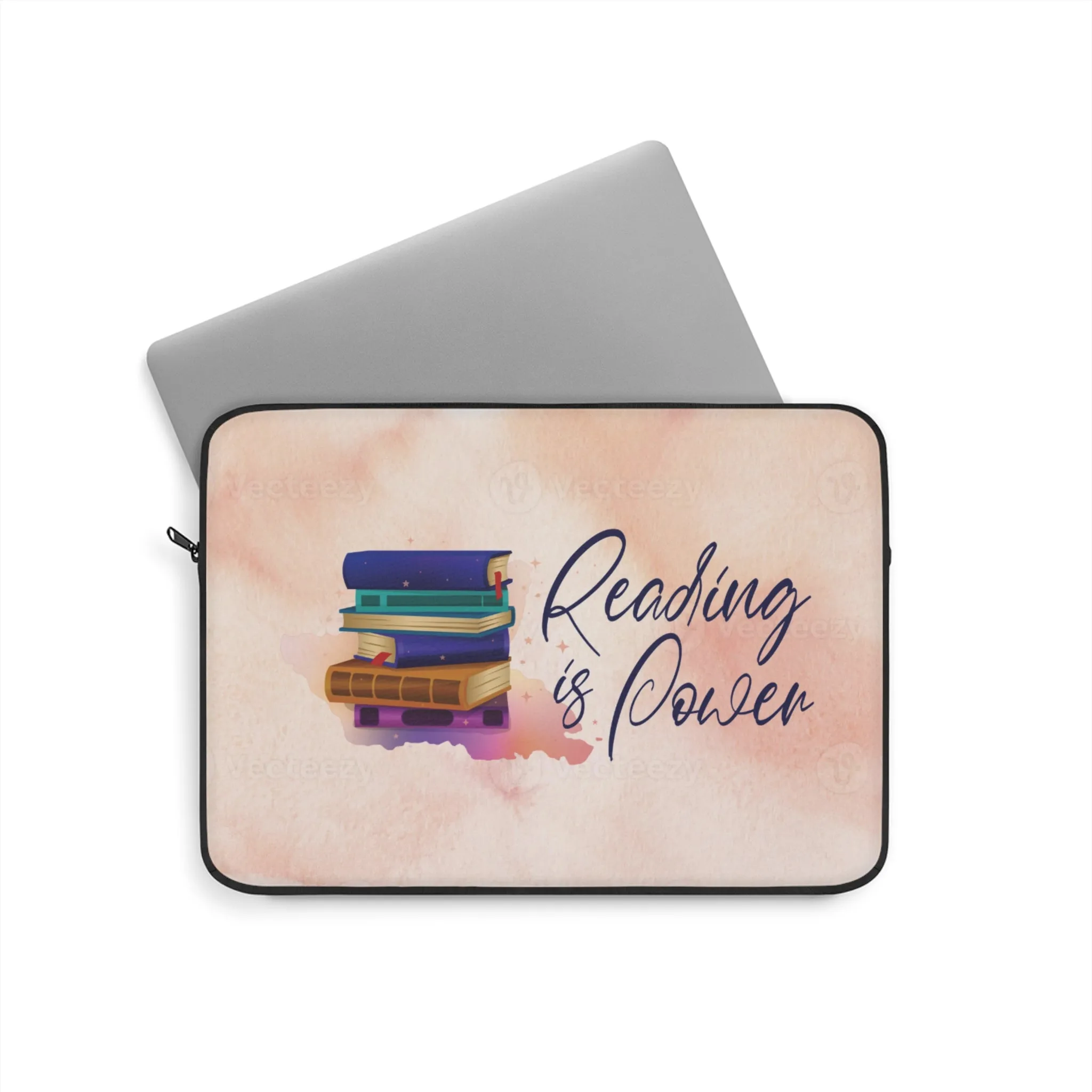 Laptop Sleeve - Reading is Power design - 3 Sizes