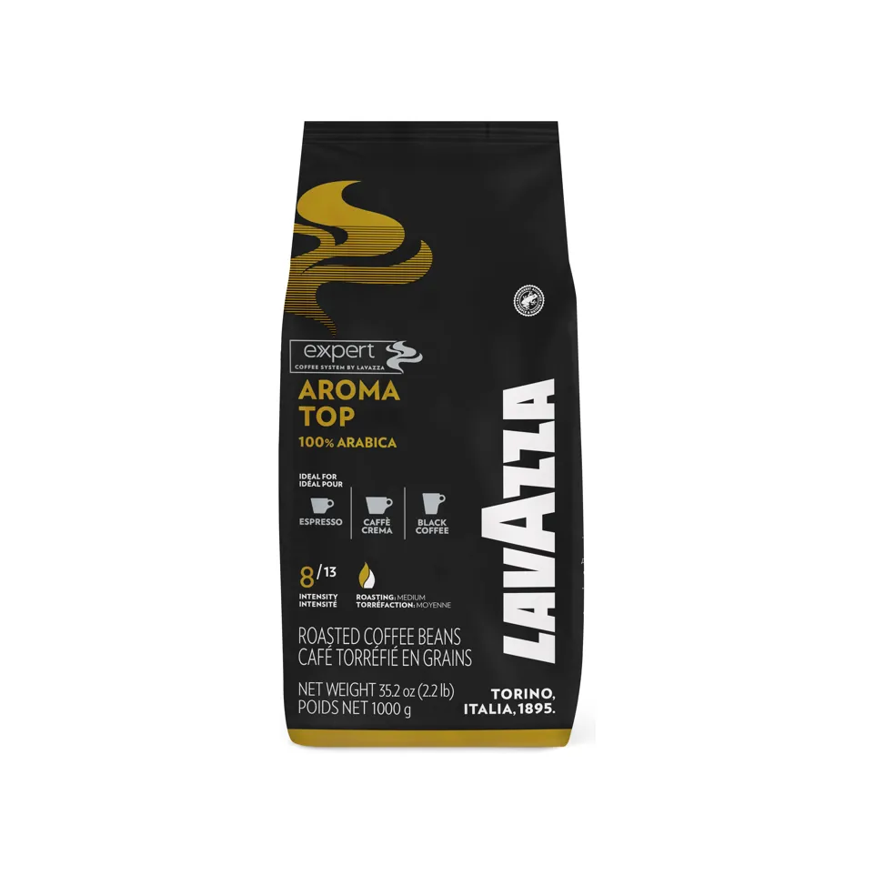Lavazza Aroma Top 1Kg Coffee Beans (1 Pack of 1Kg)
