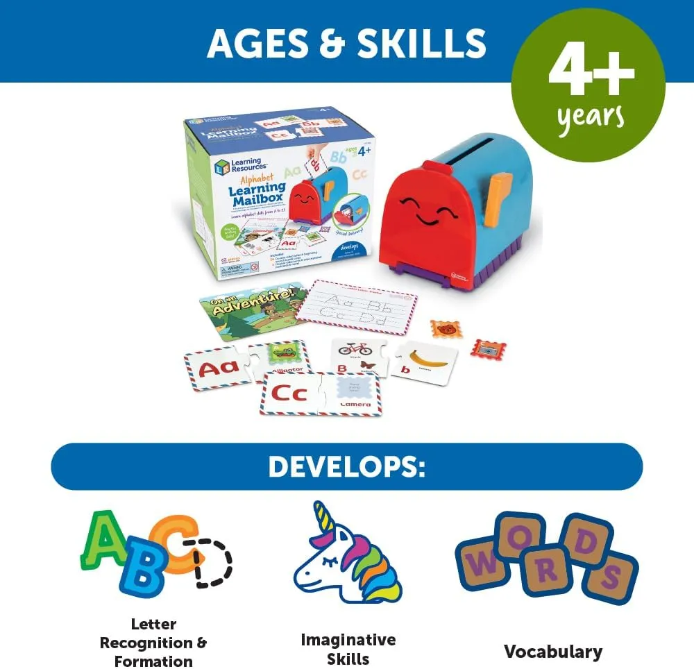 Learning Resources Alphabet Learning Mailbox