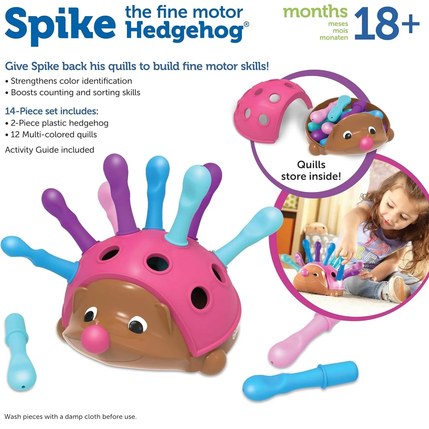 Learning Resources Spike the Fine Motor Hedgehog, LER9123