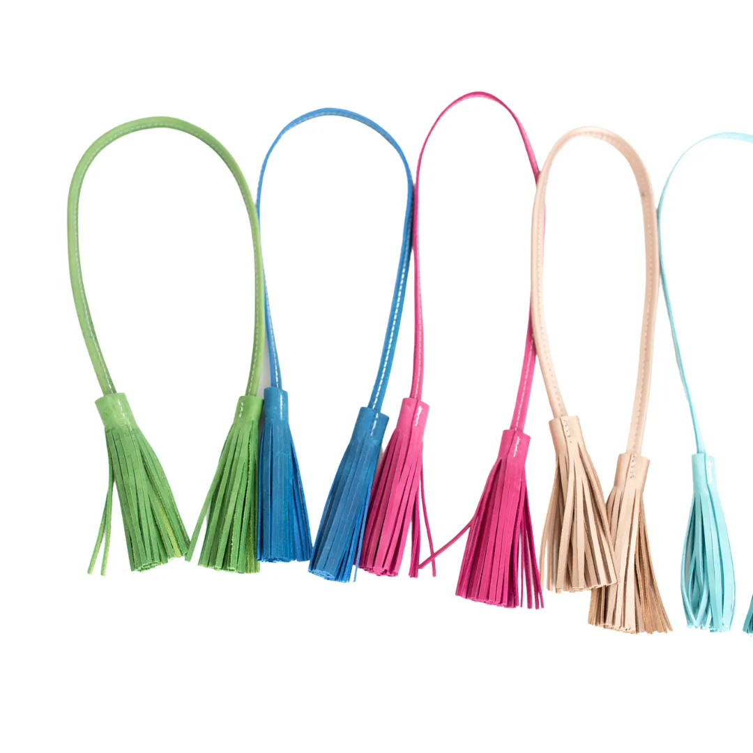 Leather Wrap Bag Tassel READY TO SHIP