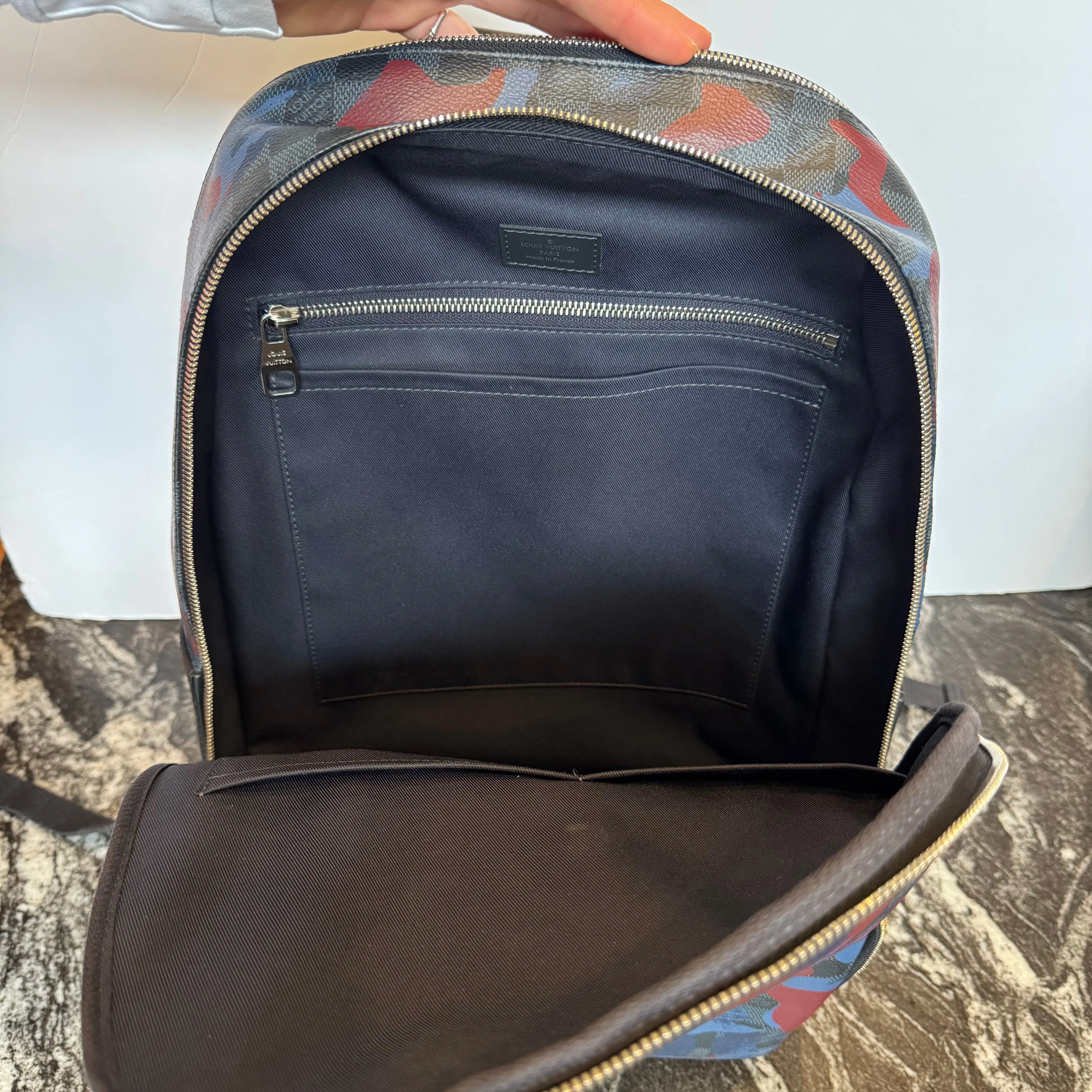 Louis Vuitton Andy Backpack ‘Damier Cobalt Camo’