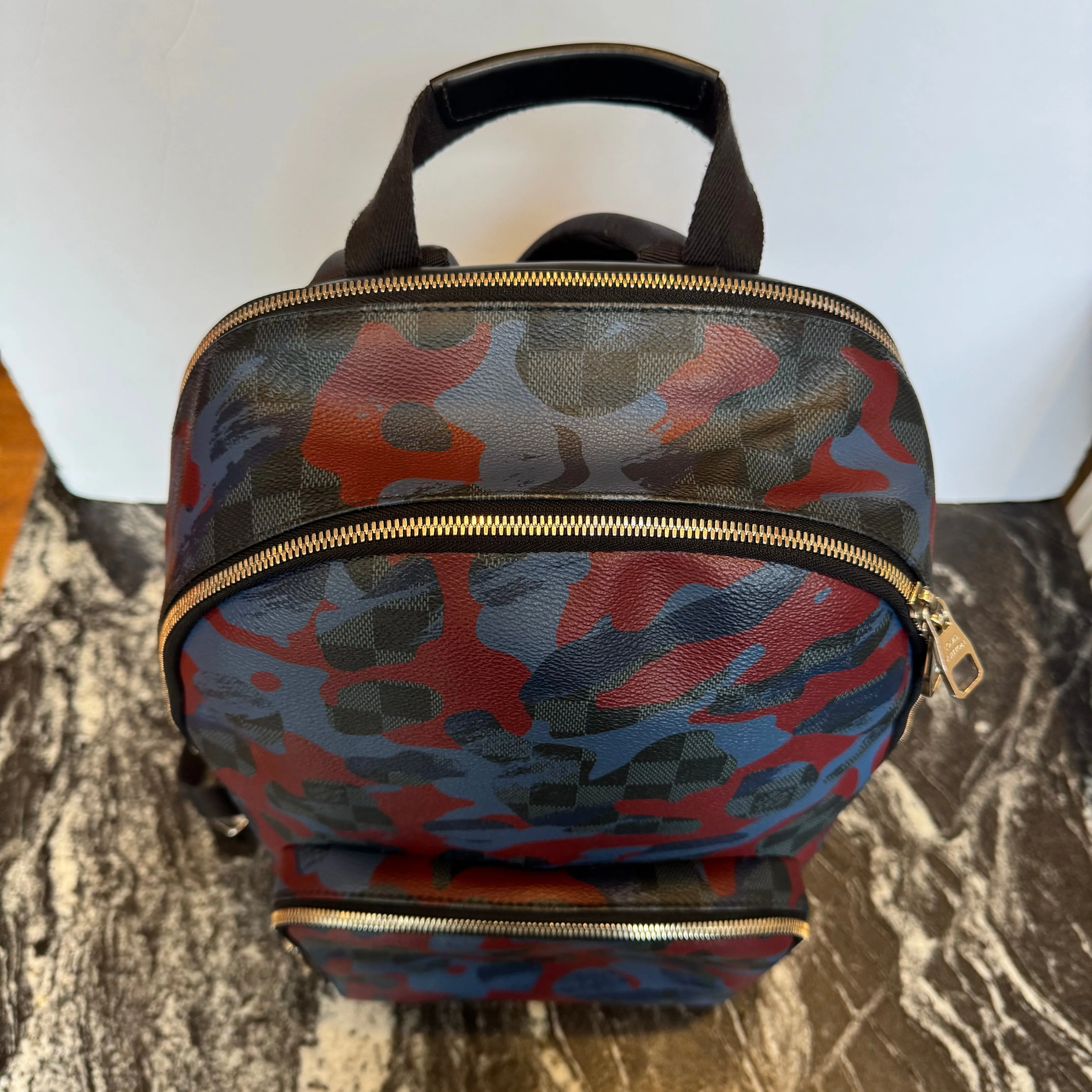 Louis Vuitton Andy Backpack ‘Damier Cobalt Camo’