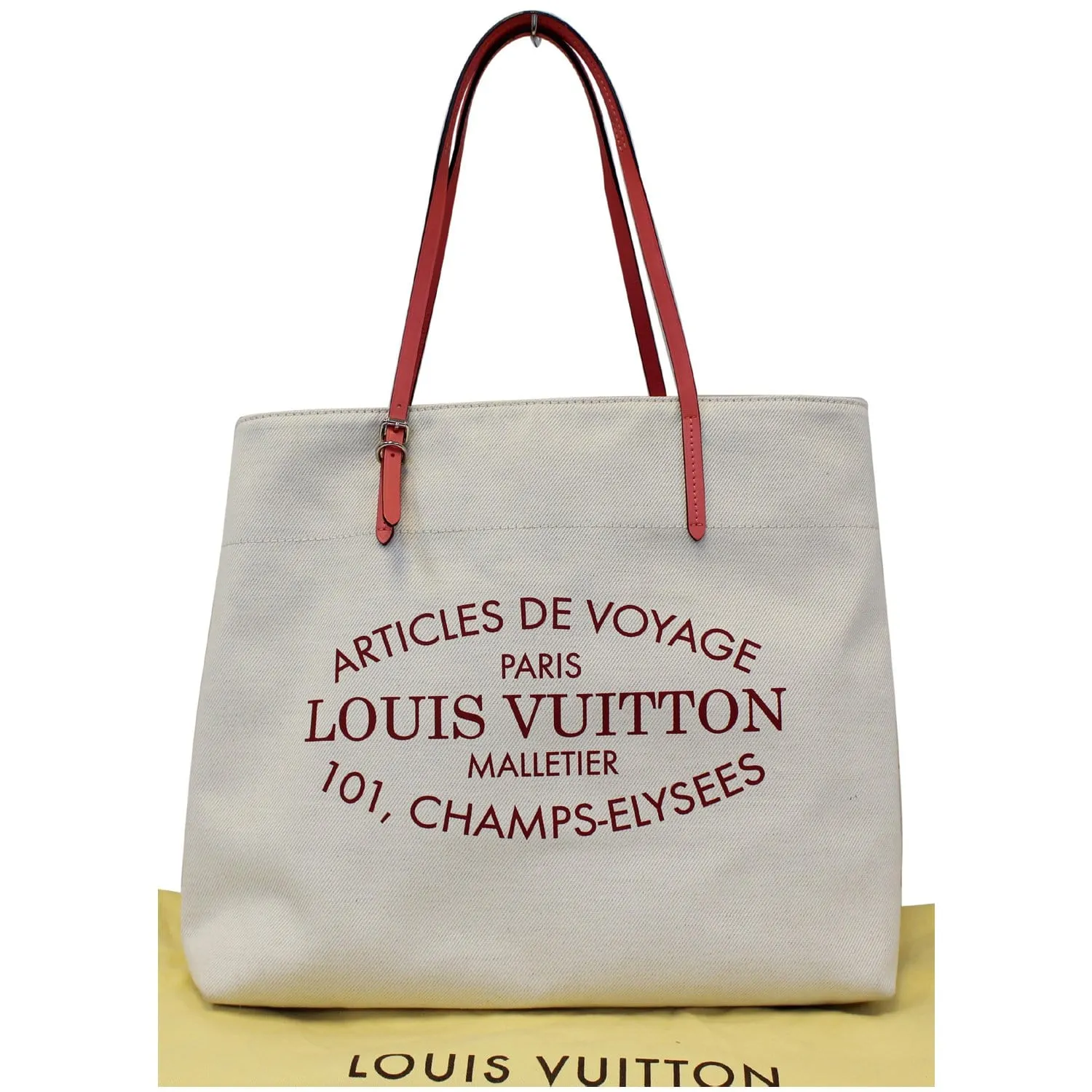 LOUIS VUITTON Articles De Voyage Cabas GM Shoulder Bag White - 25% OFF