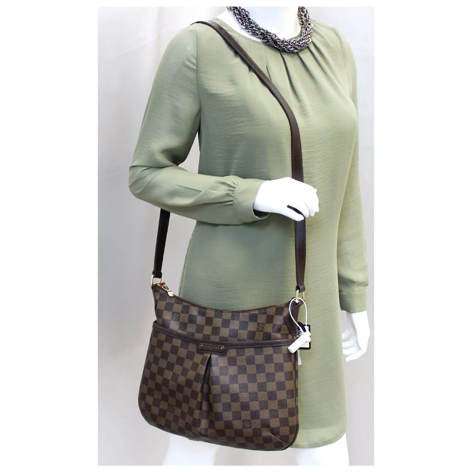 LOUIS VUITTON Bloomsbury PM Damier Ebene Shoulder Bag