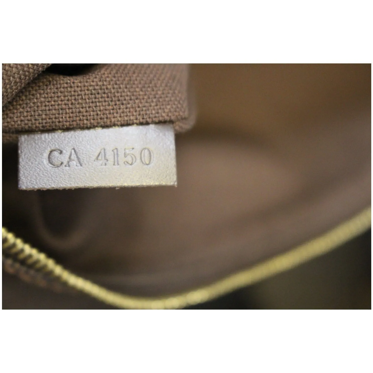 LOUIS VUITTON Cabas Beaubourg Damier Ebene Shoulder Bag Brown