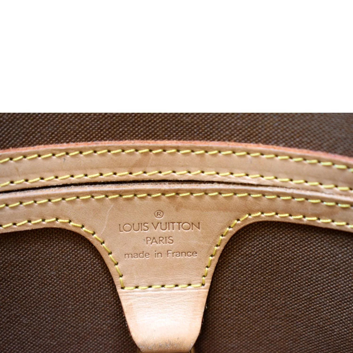 LOUIS VUITTON Ellipse GM Monogram Canvas Shoulder Bag Brown
