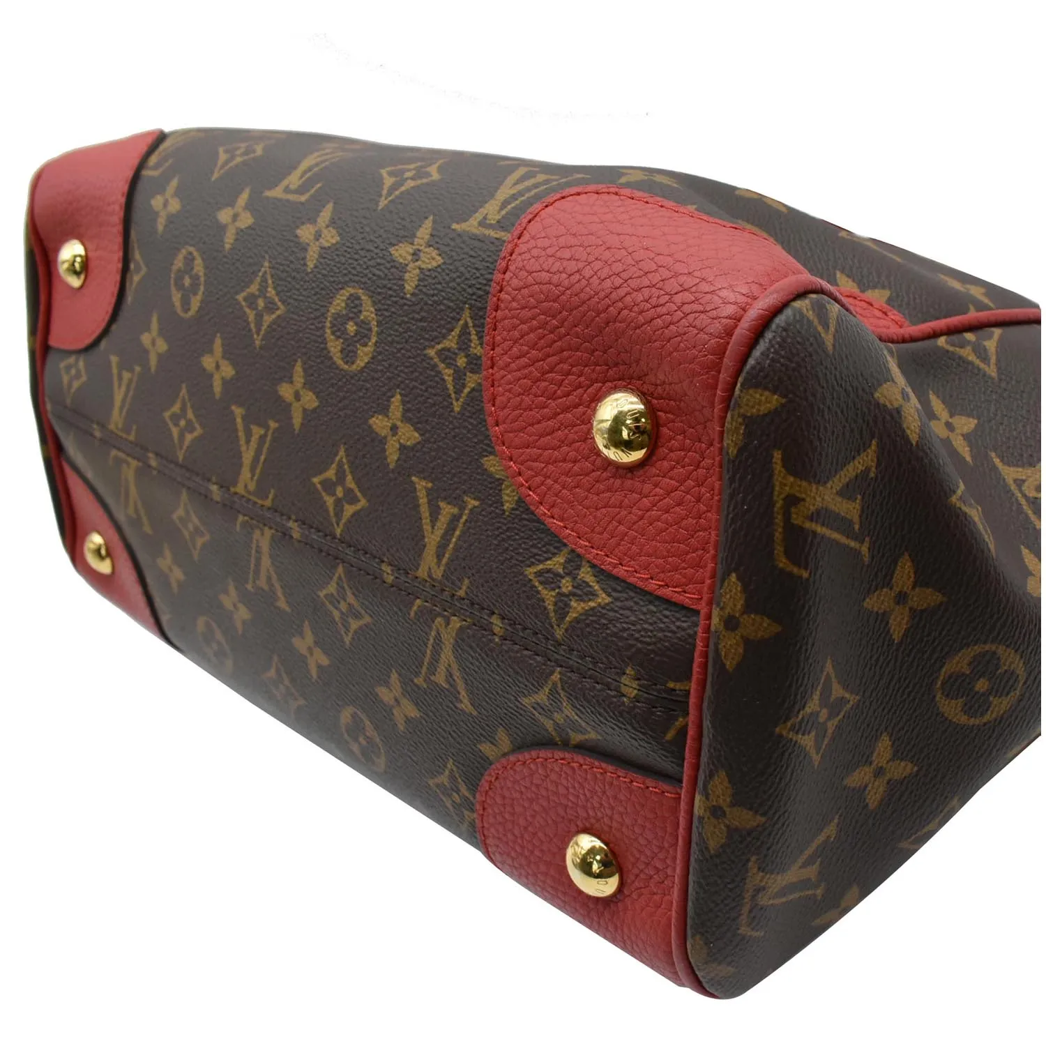 LOUIS VUITTON Estrela NM Monogram Canvas Shoulder Bag Coquelicot