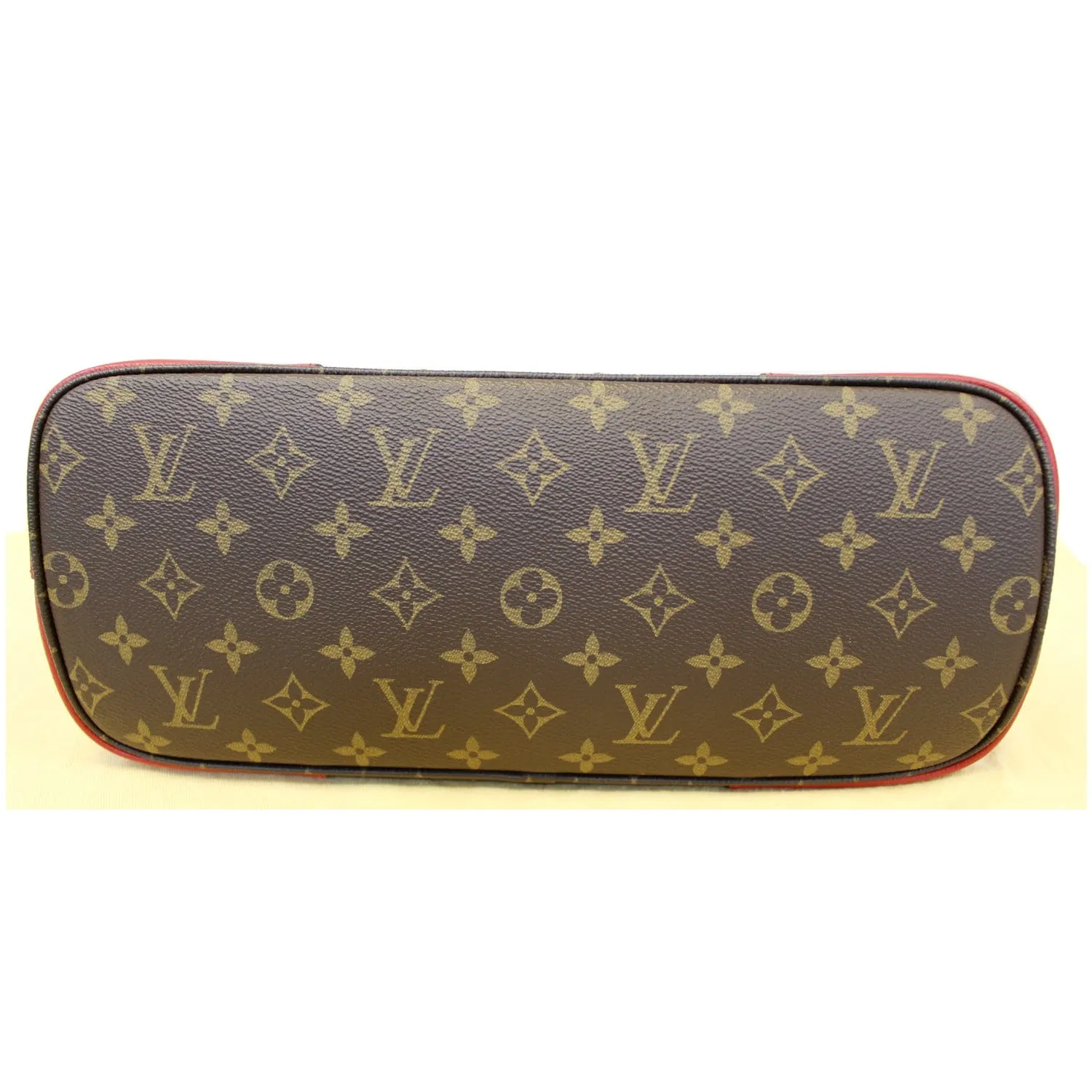 LOUIS VUITTON Flandrin Monogram Canvas Tote Shoulder Bag Cherry