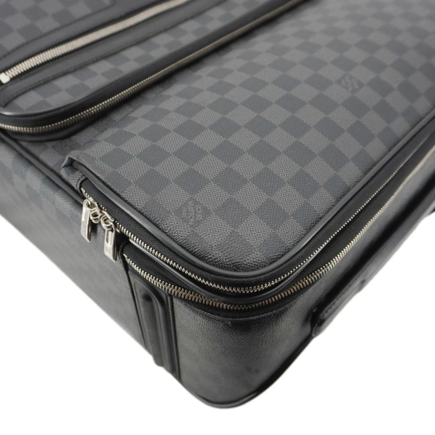 LOUIS VUITTON Pegase 55 Damier Graphite Business Suitcase Travel Bag Black