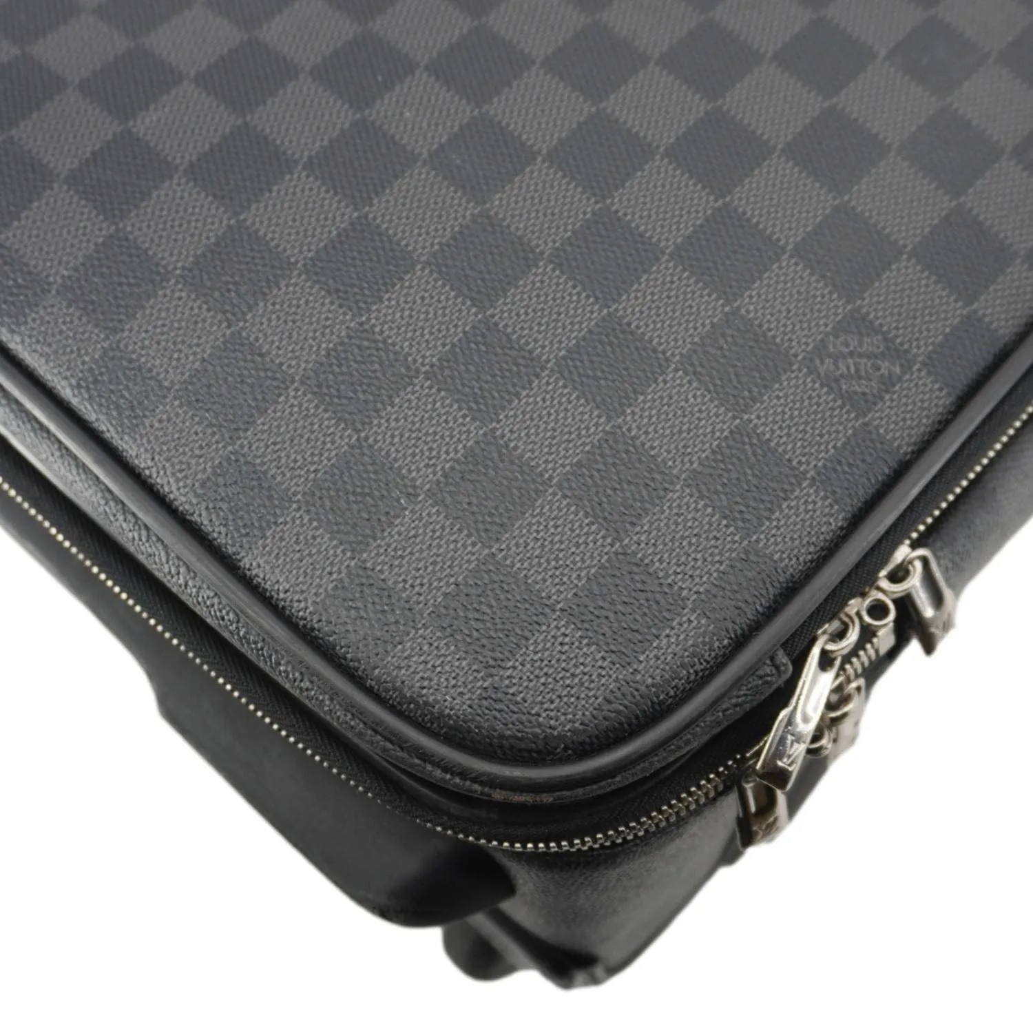 LOUIS VUITTON Pegase 55 Damier Graphite Business Suitcase Travel Bag Black