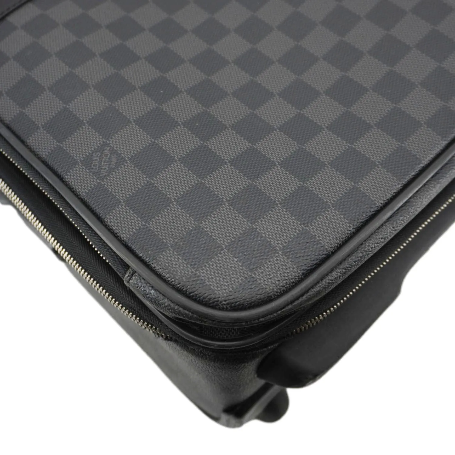 LOUIS VUITTON Pegase 55 Damier Graphite Business Suitcase Travel Bag Black