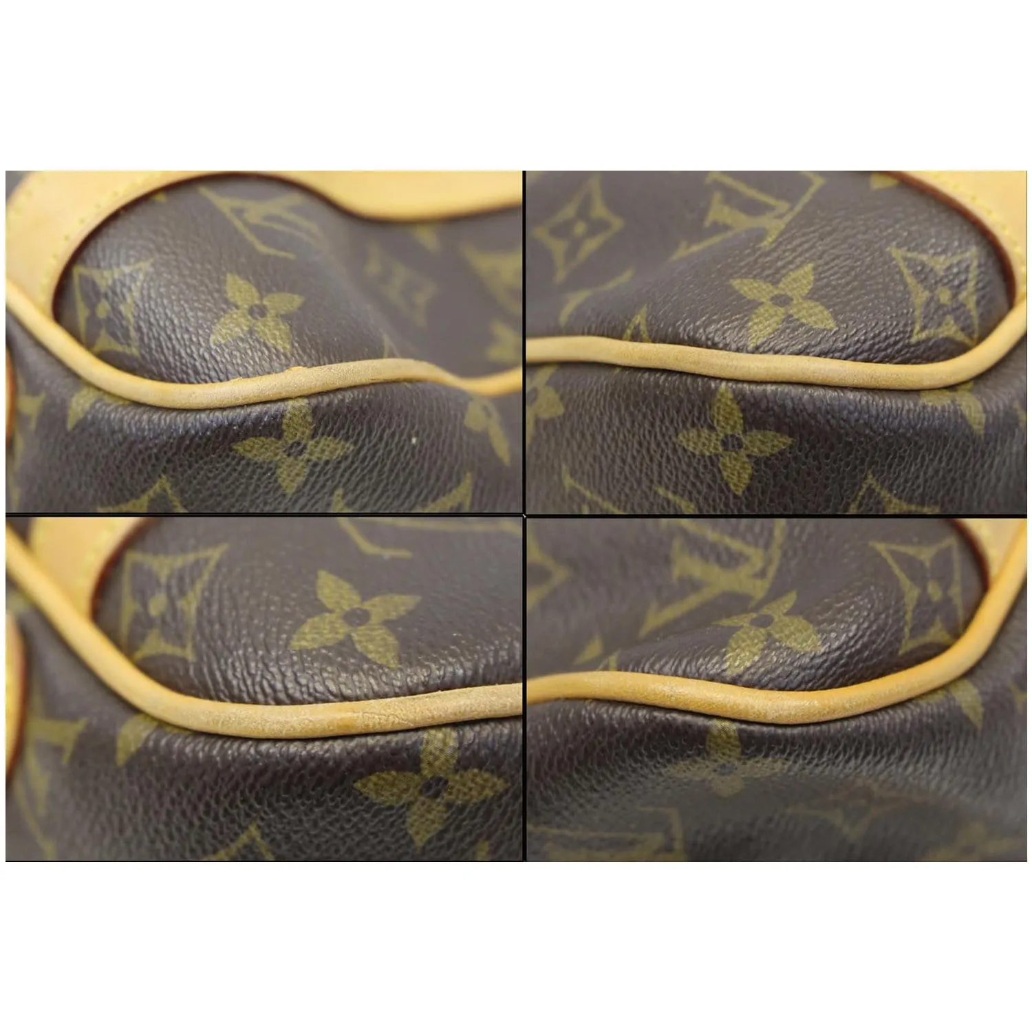 LOUIS VUITTON Stresa PM Monogram Canvas Shoulder Bag Brown