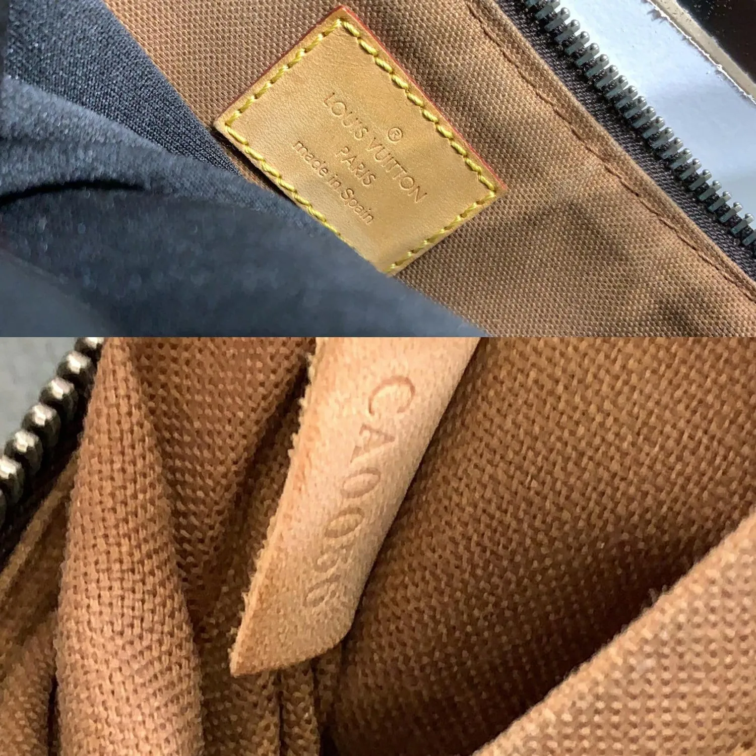 LOUIS VUITTON Tulum GM Monogram Canvas Shoulder Bag Brown