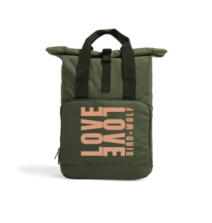 LoveLove Recycled Roll Top Rucksack