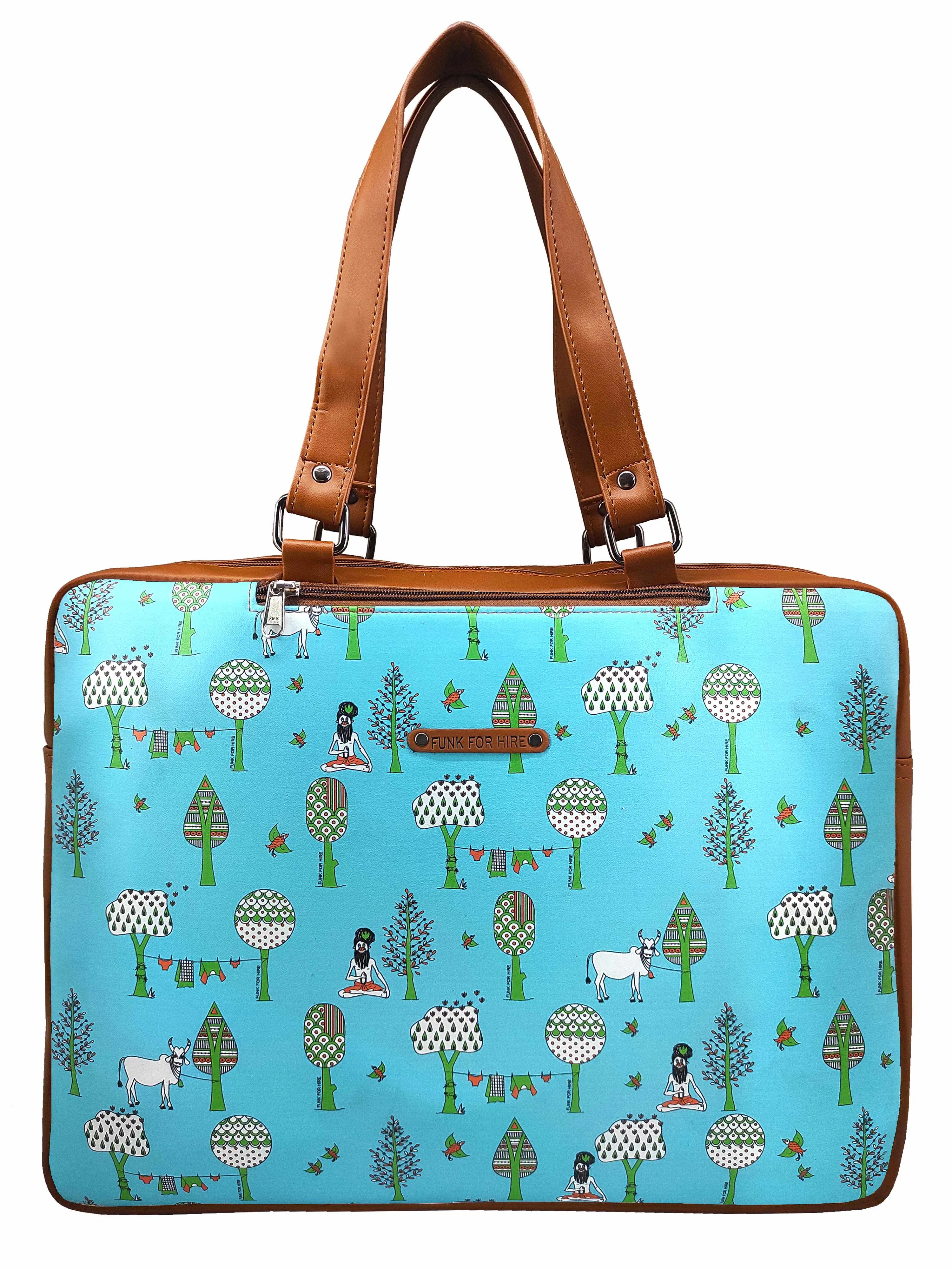 Luggage Backpack Tree Aqua