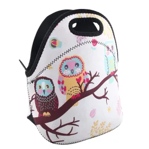 Lunch Bags Insulated for Women Men Adult Neoprene Cute Tote Waterproof Thermal Reusable Durable Boxes for Work Office Picnic Travel Mom Bag