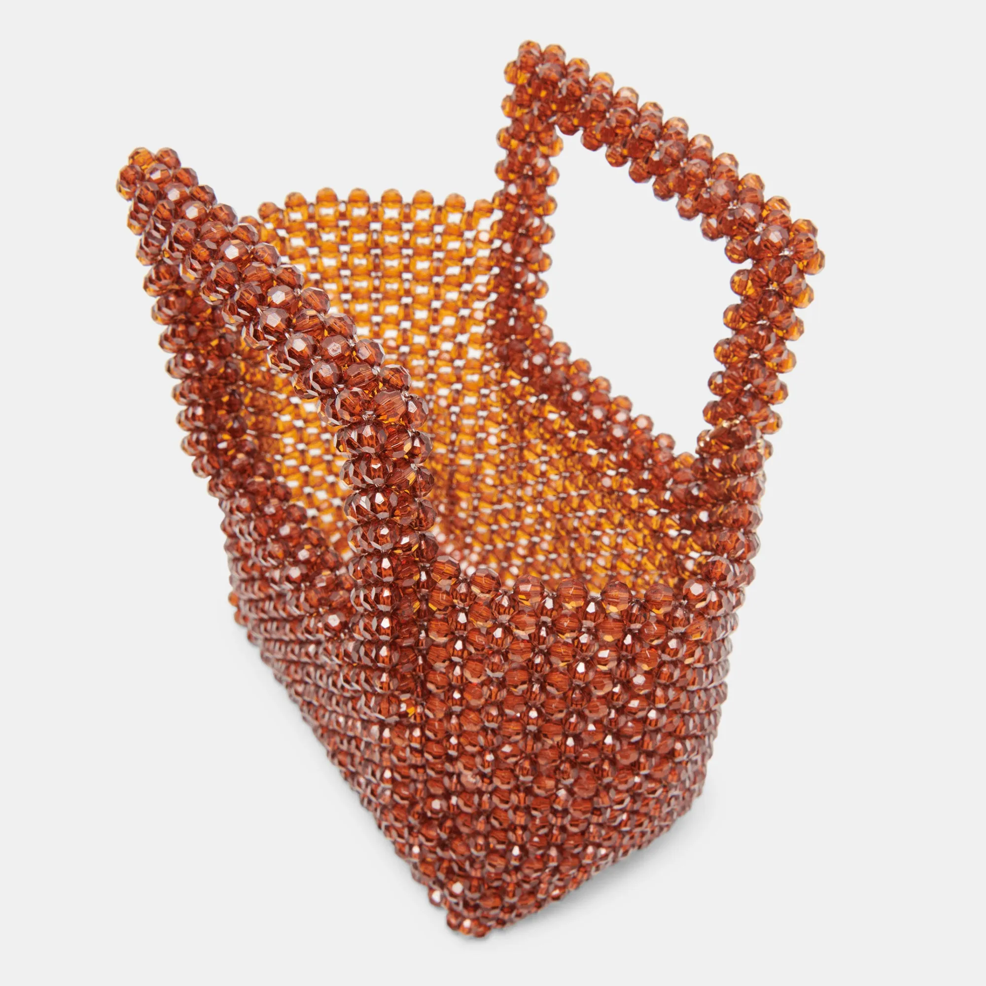 MAREL HANDBAG AMBER BEADED