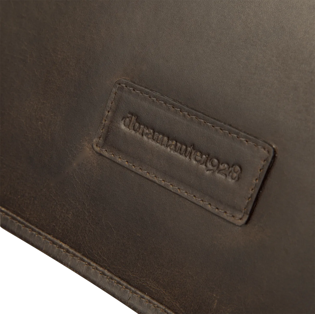 Marselisborg 14" Leather Laptop Messenger - Hunter Brown