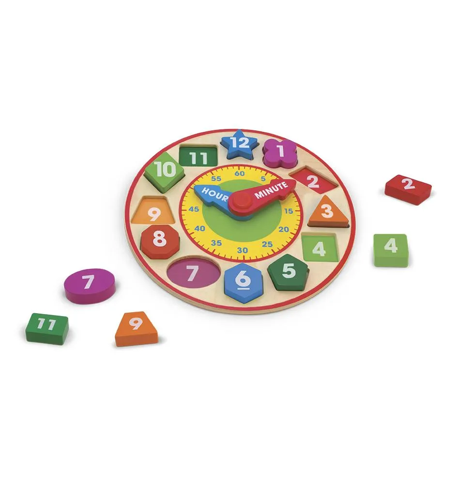 Melissa & Doug Shape Sorting Clock