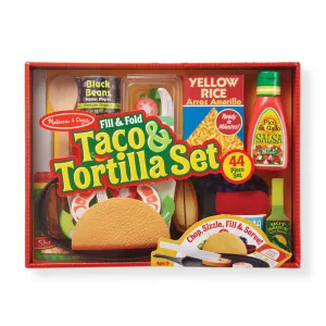 Melissa and Doug - Fill & Fold Taco & Tortilla Set