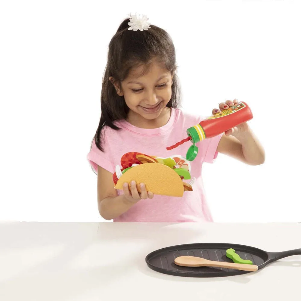 Melissa and Doug - Fill & Fold Taco & Tortilla Set