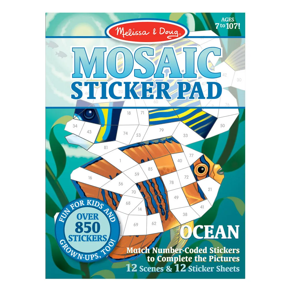 Melissa and Doug - Mosaic Sticker Pad - Ocean