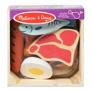 Melissa and Doug - Wooden Food Groups Play Set - Protein